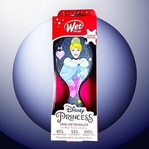 Wet Brush Disney Princess Cinderella Mini Detangler Brush Limited Edition - NIB